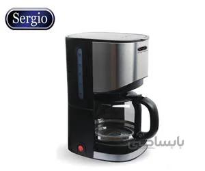 قهوه ساز سرجیو استیل‌مشکی SCM-166