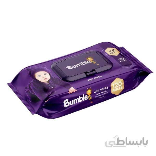 دستمال مرطوب بامبل ١٢٠ عددی