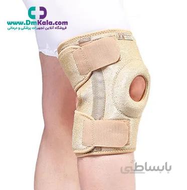 زانوبند قابل تنظیم فنردار نئوپرنی (کد: 310260) آدور ا Ador-Adjustable-neoprene-spring-knee-brace-Code-310260