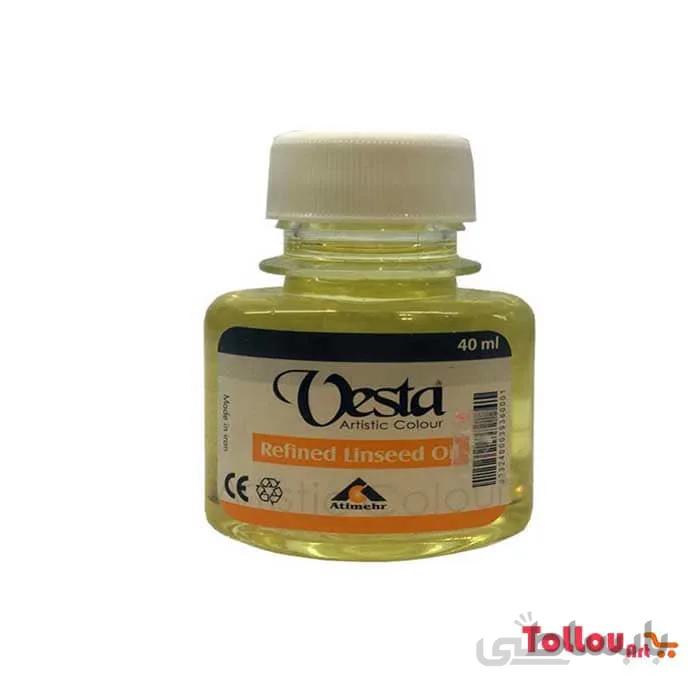 روغن بزرک وستا حجم 40میلی‌لیتر REFINEDLINSEDOIL
