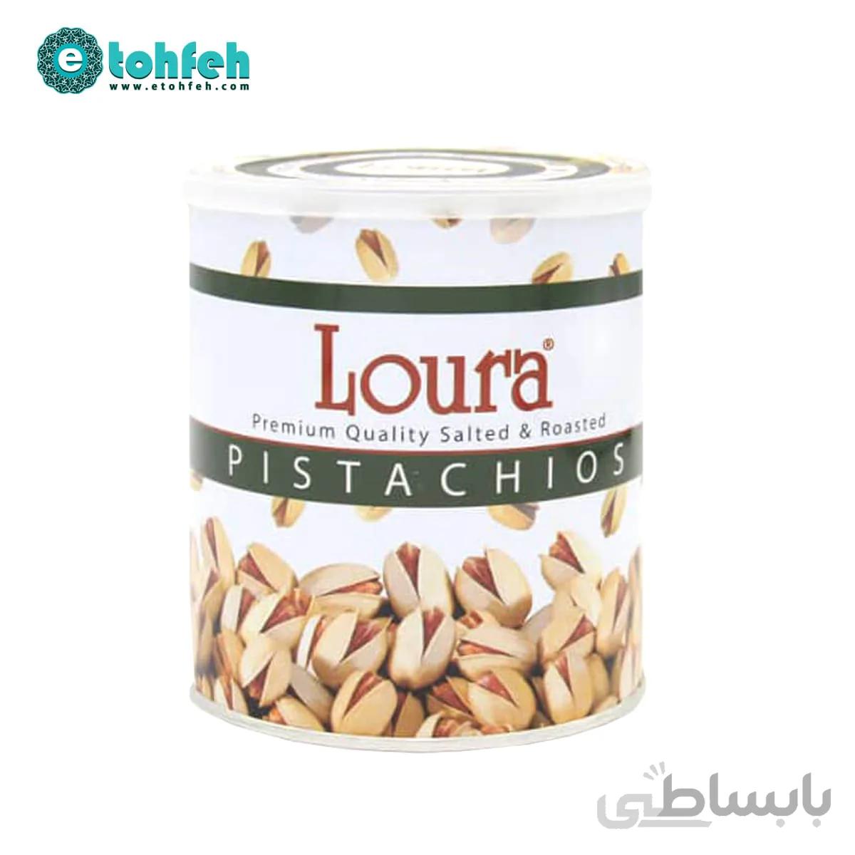 پسته قوطی pp لورا ۲۲۰ گرمی