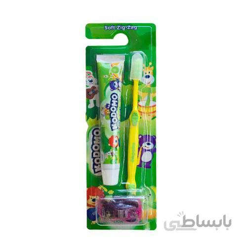 ست مسواک و خمیر دندان بچه کودومو kodomo