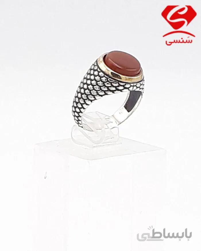 انگشتر نقره مردانه کد50