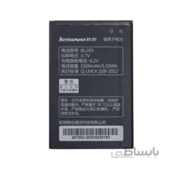 باتری موبایل مدل BL203 با ظرفیت 1500mahمناسب برای گوشی موبایل Lenovo a278t غیر اصل