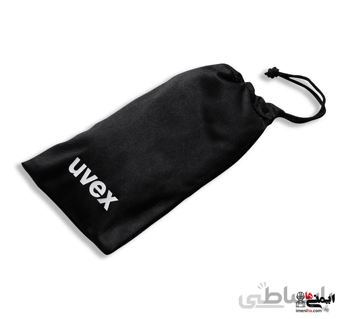 کیف کاور محافظ عینک پارچه ای میکروفیبر یووکسUvex سری ۹۹۵۴۳۵۵