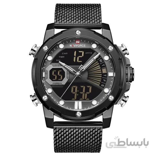 ساعت مچی مردانه نیوی فورس مدل NAVIFORCE NF9172 B/GY/W