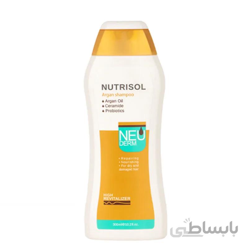 شامپو آرگان نئودرم تقویتی مو نوتریسل ا Neuderm Nutrisol Argan Hair Shampoo