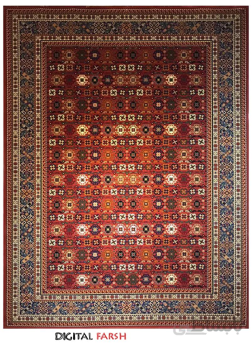 فرش هیوا گبه ستاره ٧٢٧ مسی