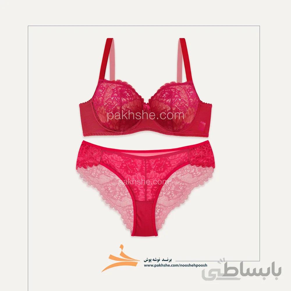 ست فانتزی فنردار قرمز برند نوشه پوش کد 73003