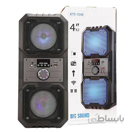 اسپیکر بلوتوثی قابل حمل مدل KTS-1048 8 Inch - قرمز ا Speaker KTS-1048