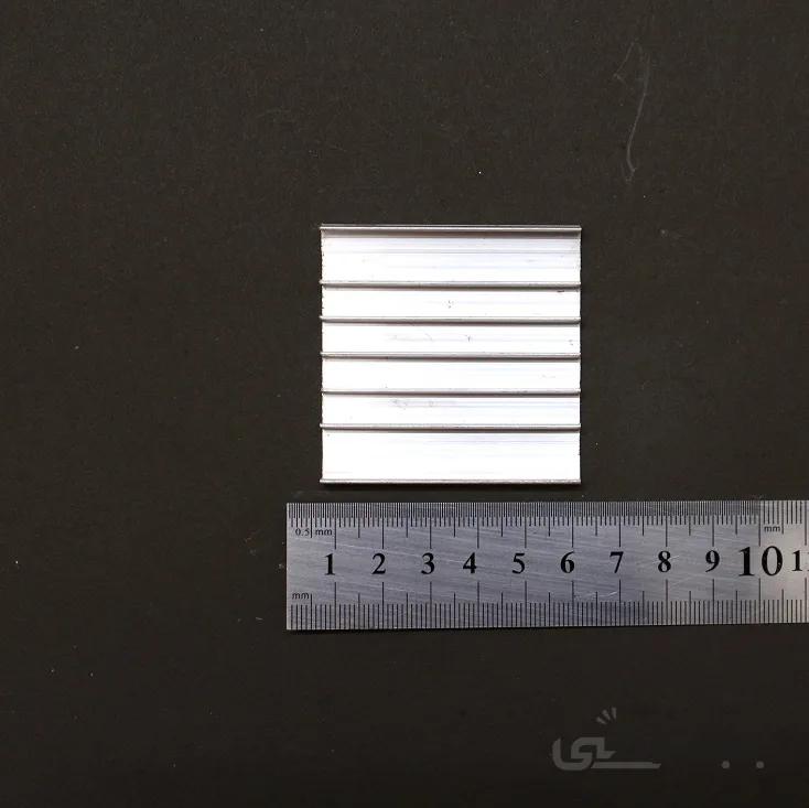 هیت سینک آلومینیومی شانه ای مربعی ارتفاع کوتاه 55x55x5mm