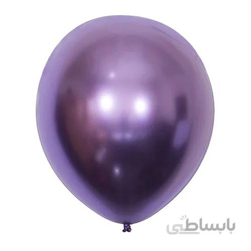 بادکنک کروم بنفش سایز 12 اینچ