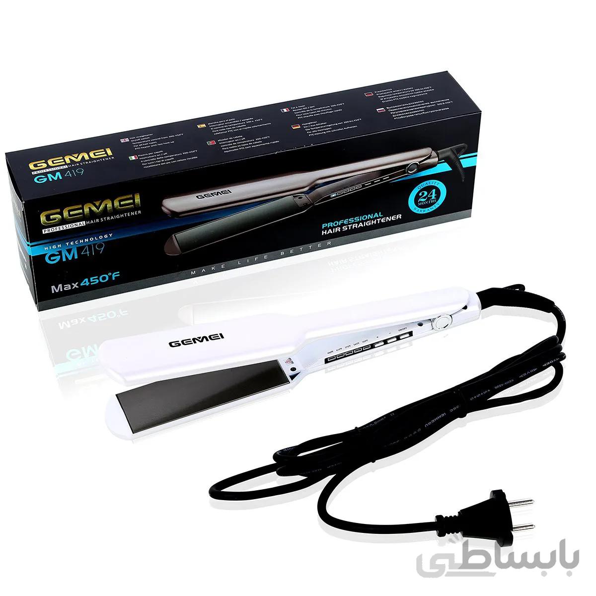 اتو موی جیمی مدل GM 419 ا Gemei GM 419 Hair straighteners
