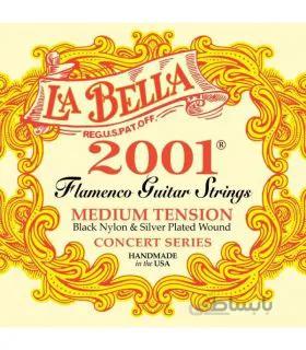 سیم گیتار فلامنکو لا بلا مدل 2001F Medium Tension