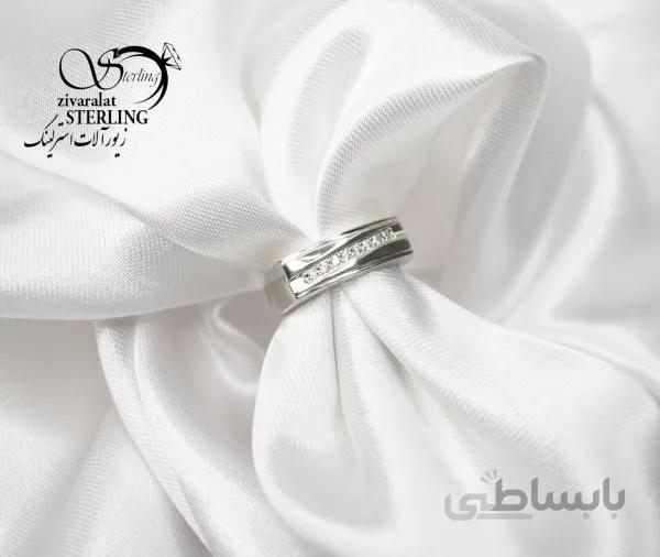 حلقه نقره کد 5۳85