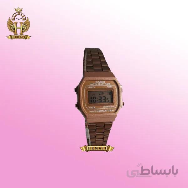 ساعت زنانه کاسیو نوستالژی CASIO A168W کافی