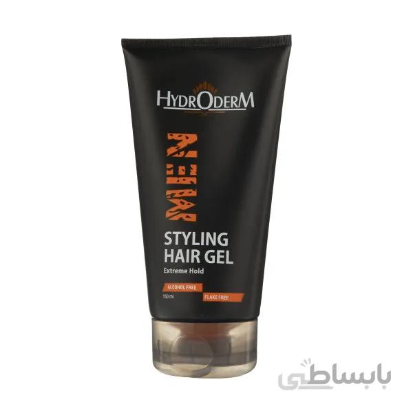 ژل موی سر باحالت دهندگی بسیار قوی Extreme Hold آقایان هیدروردرم 150 میلی لیتر ا Hydroderm Styling Hair Gel Extreme Hold 150ml