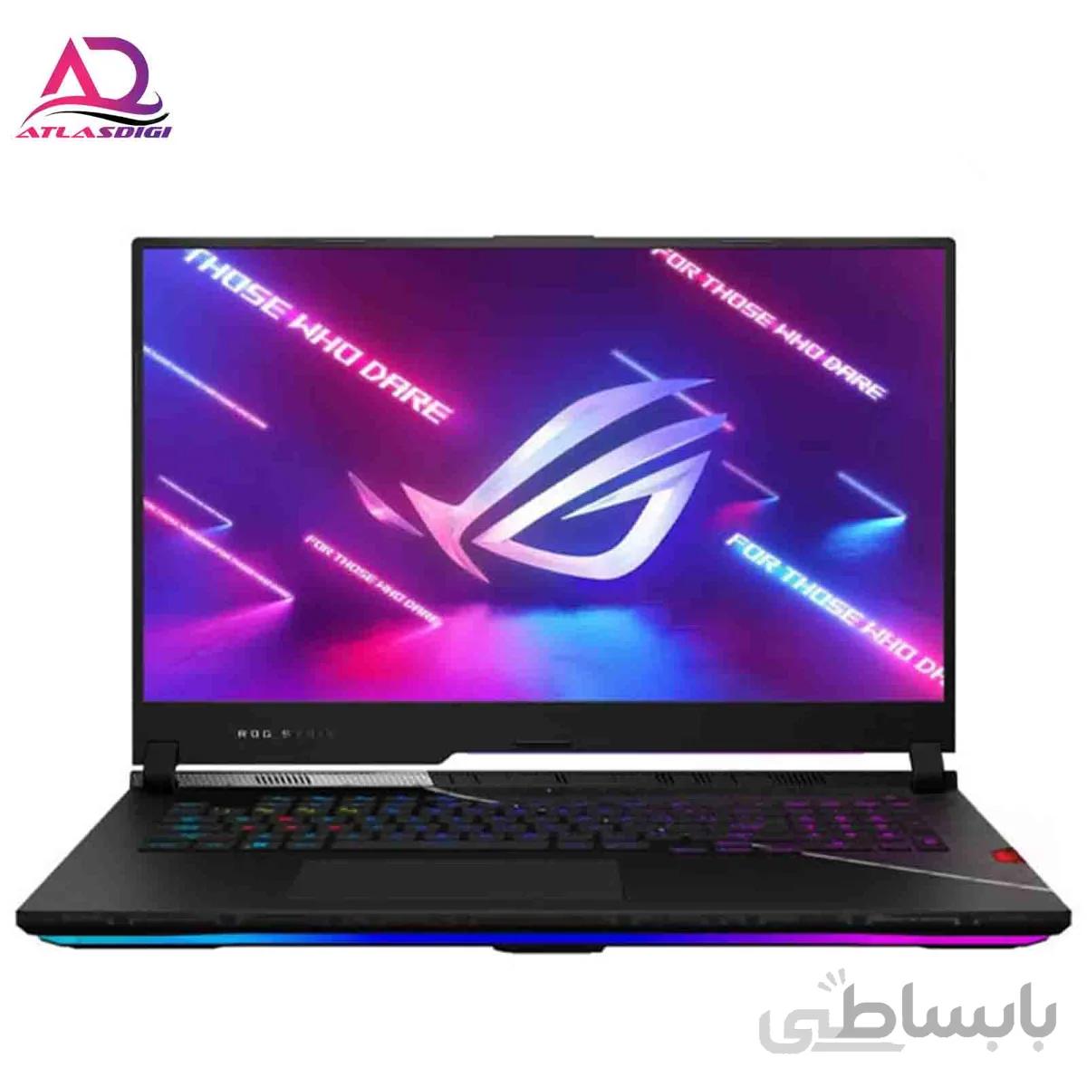 لپ تاپ گیمینگ ایسوس راگ ASUS ROG Strix SCAR 17 Plus G733ZX i9 12900H RTX3080Ti 150W 32G 1T 2022