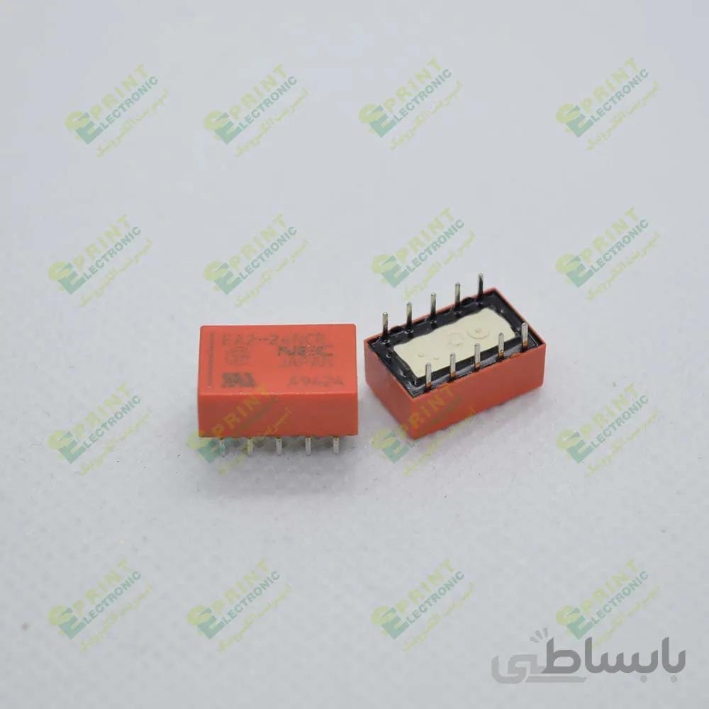 رله 24 ولت مخابراتی 10 پایه 1 آمپر NEC EA2-24NCR