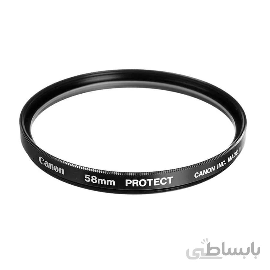 فیلتر لنز عکاسی یو وی کانن canon UV 58mm filter