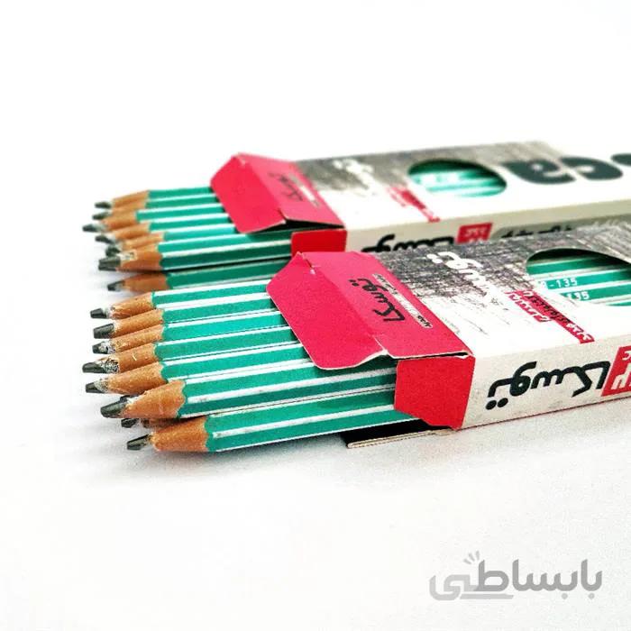 مداد سیاه چهار جعبه 12 تایی ا مداد سیاه پلیمری
