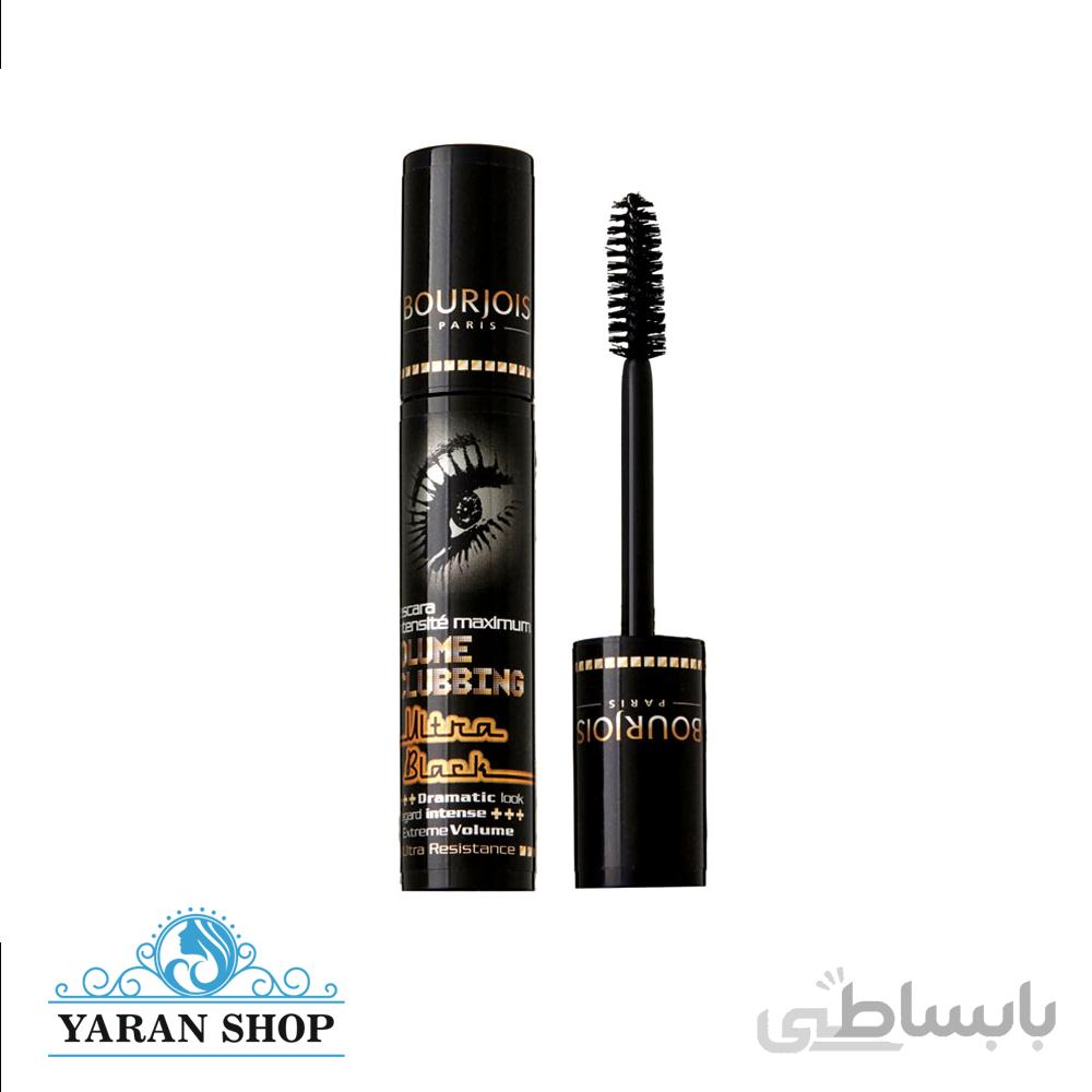 ریمل حجم دهنده بورژوا مدل چشمی Clubbing Ultra Black
