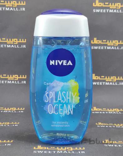 ژل حمام نیوا 250 میل سر و صورت و بدن Nivea-Splashy ocean