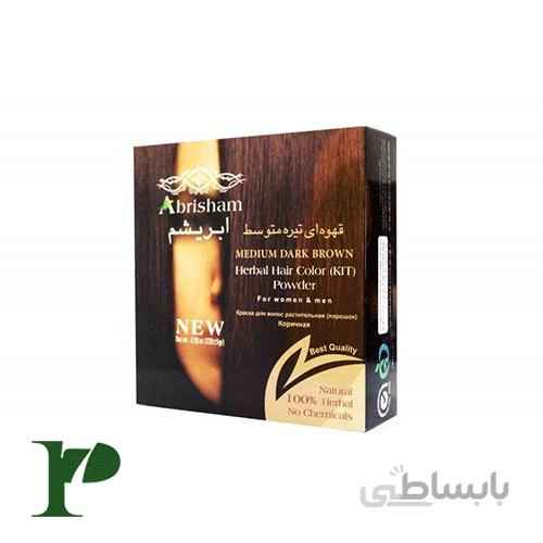 رنگ موی قهوه ای تیره ابریشم