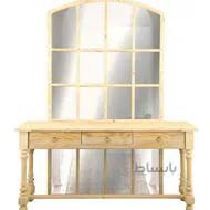 آینه و کنسول چوبی لوتوس مدل MA011-CM چوب