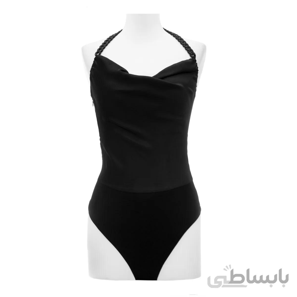 بادی مجلسی یقه شل ساتن فانتزی تیساپه 229