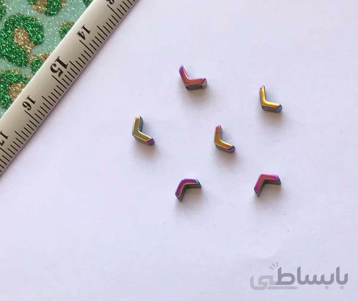 سنگ حدید فلشی هفت رنگ سایز 6