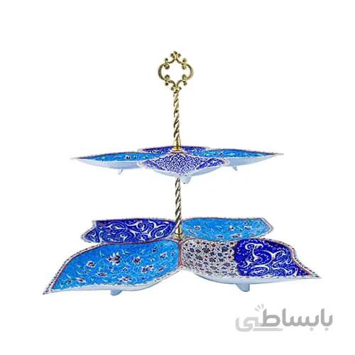 شیرینی خوری دو طبقه میناکاری
