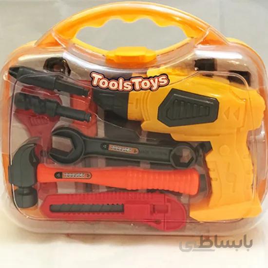 ست اسباب بازی جعبه ابزار نجاری مدل Tools Toys
