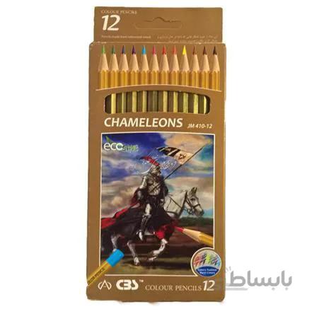 مداد رنگی 12رنگ مقوایی CBS کد Jm 410