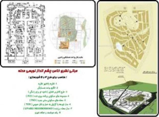 مبانی نظری برنامه ریزی شهری برای چشم انداز محلات