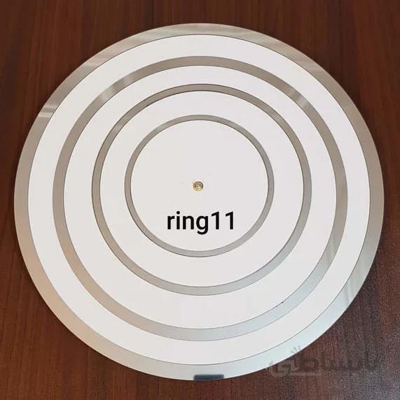 رینگ نقره ای ساعت کد ring11