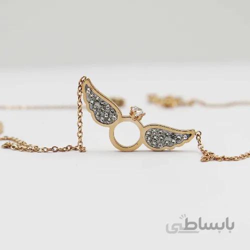 گردنبند استیل بال فرشته