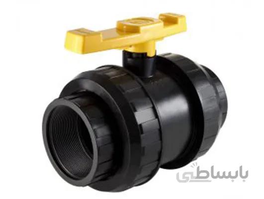 شیر توپی پلی‌اتیلن الکتروفیوژن انهار اتصال (200 میلی‌متر)