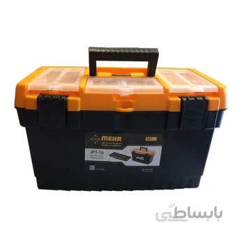 جعبه ابزار بلند قفل پلاستیکی مهر پلاستیک مدل JPT-16 سایز 16 اینچ