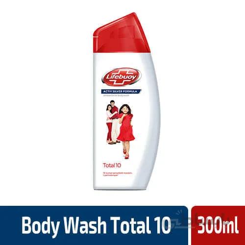 شامپو بدن ۳۰۰ml لایف بوی با فرمول پیشرفته محافظت از میکروب Lifebuoy body wash Shampoo 300ml