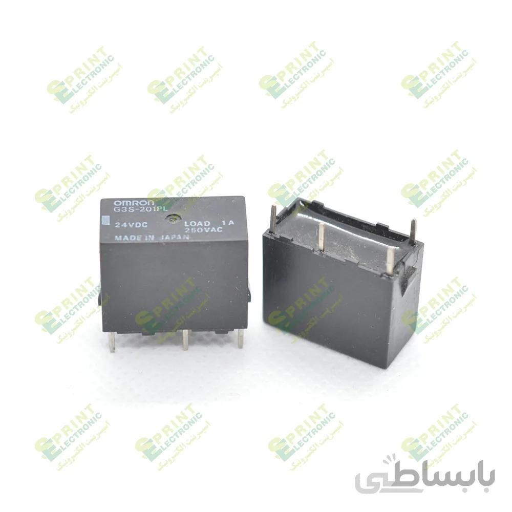 رله الکترونیکی SSR روبردی 4 پایه تک فاز 1 آمپر DC/AC