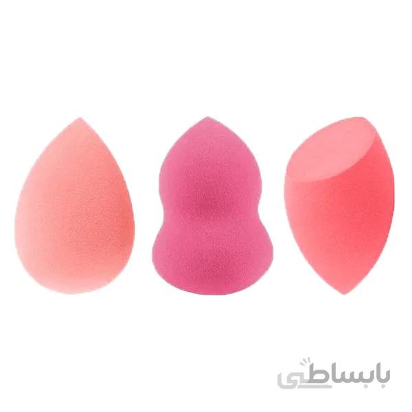 پک ۳ عددی پد آرایشی سه بعدی (Megyang 3D Water Big Makeup Set Sponge)