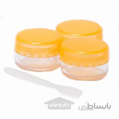 ظرف کرم SPATula سه عدد رنگ سفید (ساخت ژاپن)