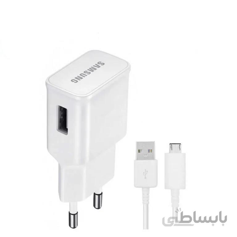 شارژر اصلى سامسونگ با كابل ١ و نیم مترى گوشى Samsung Galaxy J5 prime ا 2A Samsung Galaxy J5 prime travel charger adapter with 1.5m cable
