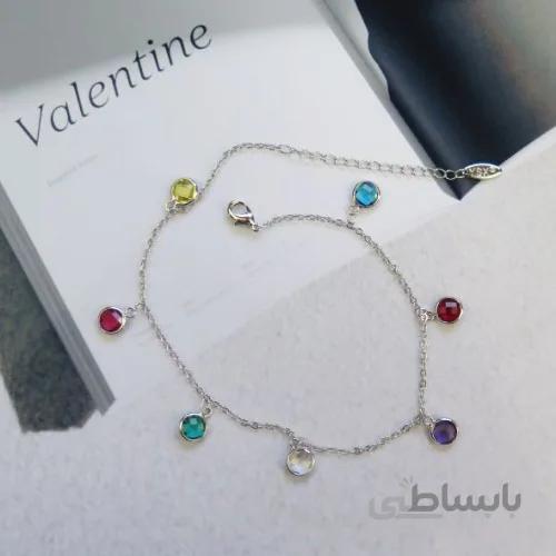 پابند نگین رنگی برند YSX