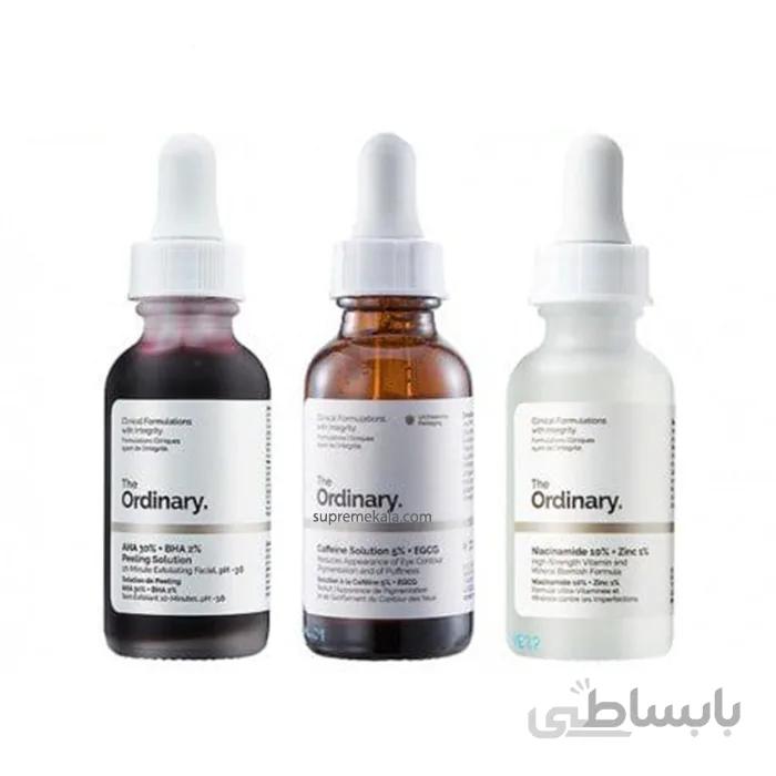 پک معجزه گر 3 عددی سرم درمانی و ضد جوش اوردینری The Ordinary ا Miraculous pack of 3-digit serum therapy and anti-acne Ordineri