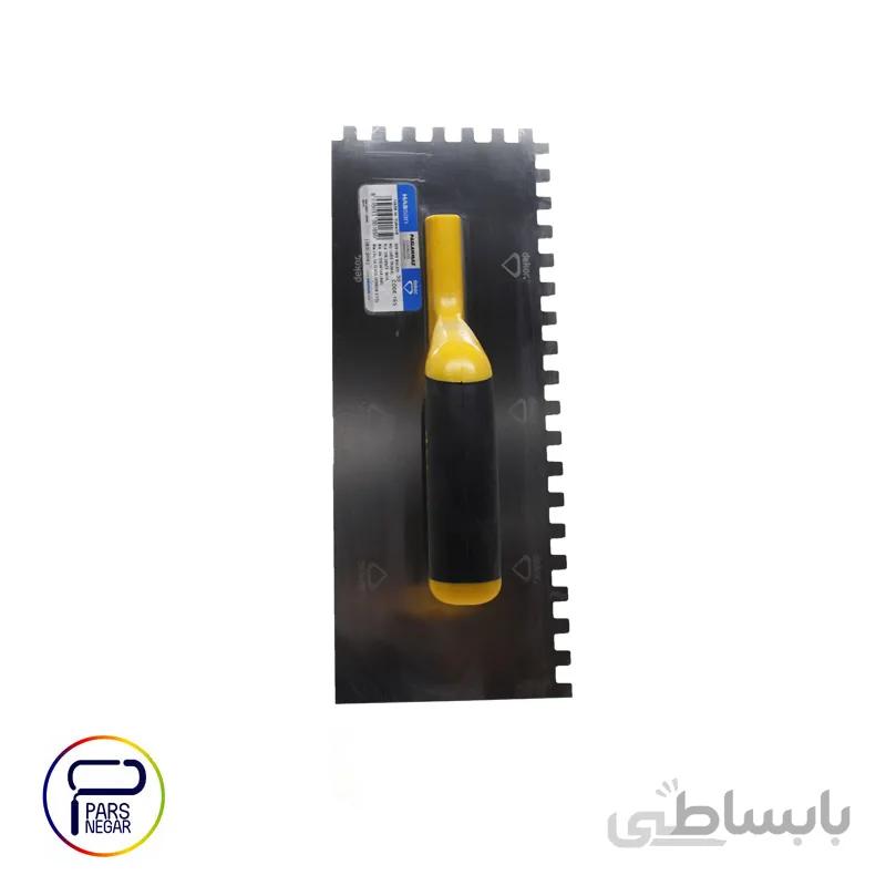 ماله شانه ای دندانه درشت استیل دکور ترکیه سایز۱۲×۳۰ سانت