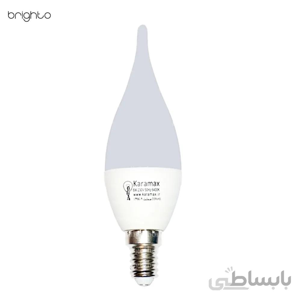 لامپ اشکی 6 وات LED کارامکس