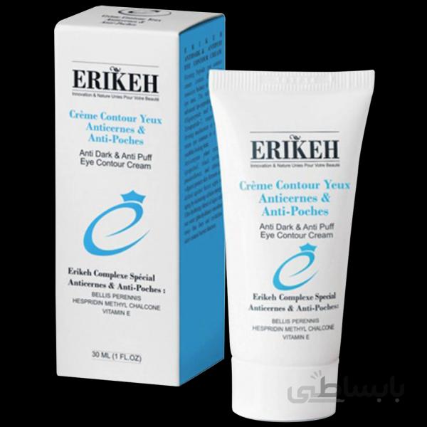 کرم دور چشم ضد پف و تیرگی اریکه | ۳۰ میلی لیتر |ضدپف و تیرگی دور چشم ا Erikeh Anti Dark & Anti Puff Eye Contour Cream - 30 ml