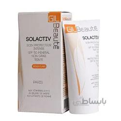 کرم ضد آفتاب مینرال SPF50 بژ روشن مخصوص برای پوست های چرب ژیل بوته 50 میلی لیتر